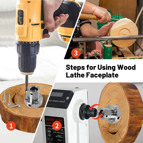 Top Shelf Steel Faceplate For Wood Lathes With Rock Solid Grip 2 Inch Diameter And 3/4 X 16 Tpi Threading Built Like An American Workhorse Rig For Serious Turners Who Want Knockout Performance Daily