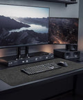 Massive Felt Desk Mat 40x16 Inches Non Slip Full Desk Mouse Pad for Computer Keyboard Setup Office and Gaming Desk Protector