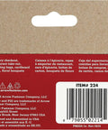 Back of packaging for Item 224 with barcode and text in multiple languages for grocery checkout and more.