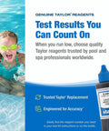 Calcium Indicator Liquid 2 Ounce Dropper Refill For Pool And Spa Water Test Kits Easy Calcium Hardness Testing Prolong Kit Life Replace Annually Made In USA bottle