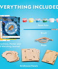 Fun DIY Wooden Birdhouse Kit For Kids And Families Build Your Own Birdhouse With Pre Cut Pieces And Paints For A Hands On Outdoor Habitat Project And Cozy Family Craft: kit parts