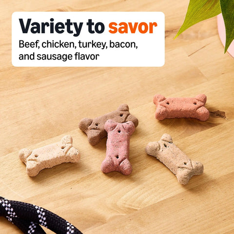 Premium Crunchy Multi Flavor Dog Biscuits Baked In Usa For Your Favorite Furbaby Helping Clean Teeth And Freshen Breath With Twelve Vital Nutrients For Every Bark Worthy Good Boy