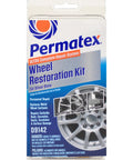 Straight Up Do It Yourself Silver Wheel Restoration Kit For Fixing Busted Curb Rash Deep Scratches And Rust On Alloy Rims Quick Metal Polish Treatment For Like New Auto Rim Shine, packaged wheel restoration kit.
