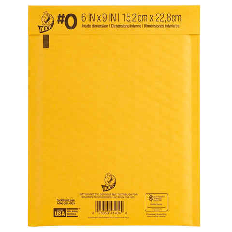 Kraft Bubble Mailers 6x9 Inches Size 0 Self Sealing Manila Mailers Pack Of 25 With Cushioned Bubble Lining Pro Grade Exterior