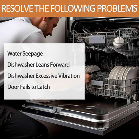 Keep Your Kitchen Rock Solid With Heavy Duty Dishwasher Mounting Bracket Kit Featuring Premium Stainless Steel Hardware Samsung Compatible Anti Vibration Stabilizer And Flush Screw Set For Easy Quick Install troubleshooting guide for dishwasher issues