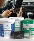 Alcohol Wipes For Electronics With 70 Percent Isopropyl Alcohol, Quick Dry Tech Cleaning Wipes For Computers iPhones And Household Gear