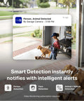 Smart Garage Security Camera With 1080p HD Video Night Vision Motion Detection Two Way Audio WiFi Magnetic Mount