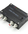 Two Channel Car Audio Line Output Converter with Durable RCA Panel Mount, visible angled view