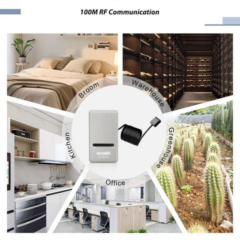 Indoor And Outdoor Weather Station With WiFi Gateway And Built In Temperature Humidity And Barometric Pressure Sensors Smart Home Ready