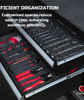 Tool Box Foam Inserts 4 Pack With Two 16x12x2 In And Two 16x12x1 In Cushioned Case Liners Tool Shadow Organizer Sheets in drawer