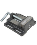 Flat Drill Press Vise 4 Inch For Home Shop Use Heavy Duty Malleable Cast Steel Body With Powder Coat Finish 4 Hole Base