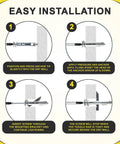 Self-Drilling Drywall Anchors And Screws Kit With Toggle Anchors And Zinc Plated Screws installation guide for secure mounting