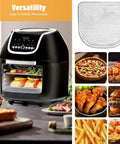 Kick Up Your Kitchen Game With These Premium Air Fryer Shelves For PowerXL Vortex 10Qt, 3 Pack Stainless Steel Mesh Crisper Racks, Dishwasher Safe, No Sweat Cleanup For Crispy Perfection Daily.