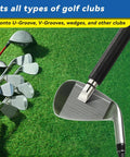 All-In-One Golf Club Cleaner Kit With Water Brush, Groove Sharpener, And Microfiber Towel - 3-In-1 Golf Cleaning Kit for club grooves