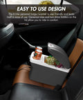 Compact 6 Quart Thermoelectric Cooler And Warmer For Car Rv And Truck, portable mini fridge with snacks and drinks, easy use design.