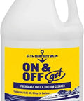 1-gallon jug of Gel Hull and Bottom Cleaner for Boats and Watercraft, Easy Rinse Marine Cleaner With Proven Performance