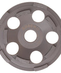 5-Inch Diamond Cup Grinding Wheel For Protective Coatings With Premium Pro-Grade Double Row Segments, fast material removal