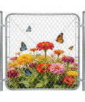 Built Tough Adjustable Chain Link Fence Gate With Posts 48 Inch High 24 To 72 Inch Wide Galvanized Outdoor Fence Kit