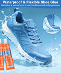 All In One Shoe Repair Glue Kit Heavy Duty 180 ml Waterproof Clear Adhesive For Soles Heels Boots Leather Rubber Canvas