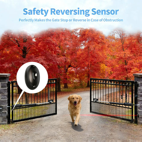 Infrared Photocell Beam Sensor For Automatic Swing Gates And Garage Doors, Weatherproof Photoelectric Safety Sensor
