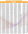 Compatibility chart for Upgraded 279838 Dryer Heating Element Kit NED4655EW1 MEDC215EW1 for various Whirlpool dryer models.