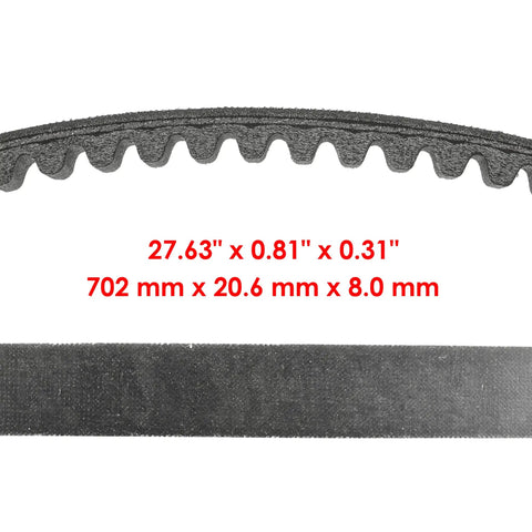 General Transmission Belt For John Deere D105 E100 X105 X106 Models GT37419 MIA12479 AUC13704 Replacement Belt 702 mm