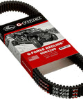 G Force Redline CVT Belt For Heavy Duty Transmissions packaging with off-road vehicle image, durable drive belt displayed