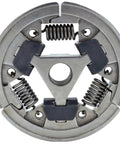 Built Tough Heavy Duty Chainsaw Clutch Assembly 1128 160 2004 Replacement For 044 046 MS440 MS460 Chainsaw Models High Strength Cast Steel With Wear Resistant Friction Shoes For Smooth Starts And Reliable Power Transfer, front view