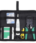 Cable Repair Tool Kit With Wire Strippers And Tester Portable Pro Grade Wiring Set For Electrical Projects All In One Heavy Duty Hand Tools Industrial Supply Kit For DIYs And Pros, zip case