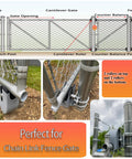 Installed sliding gate rollers cantilever gate rollers nylon gate rollers for 4 inch round posts chain link fence gate frames