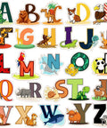 Colorful Alphabet Wall Decals For Kids Peel And Stick ABC Stickers For Kindergarten Playroom Nursery Preschool Tots Precut