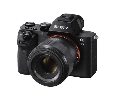 Camera with FE 50mm F1.8 Standard Lens for Full Frame E Mount Cameras Dope Bokeh and Crisp Detail Across the Frame Lightweight Compact