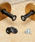 Carbon Steel Marking Gauge Replacement Blades, Heavy Duty Wheel Cutters Plus Fixation Bolts displayed with black rubber washers and screws.