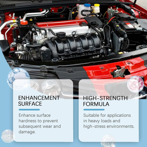 Portable Waterproof Engine Repair Sealant Kick Those Drips To The Curb With Rock Solid Bonding Built Tough For Grease Monkey Jobs High Performance Underhood Fix For Coolant And Oil Leaks Fast Setting Heavy Duty Adhesive Solution 2 Pack on a car engine.