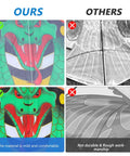 Long Snake Kite With Gold Foil Detailing handcrafted design comparison with others showing material quality.