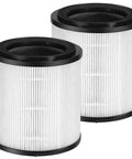 2-Pack True HEPA Replacement Filter for Large Room Air Purifier with Activated Carbon Fits 5 Speed SilverOnyx KJ150F C02