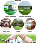 2 Pack Right Hand Golf Swing Training Grips For Beginners, use in indoor and outdoor venues, close-up of hand grip.