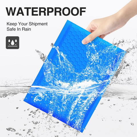 Blue Large Bubble Mailers 12x16 Inch 25 Pack Usable 12x15 Inch Self Seal Padded Envelopes Waterproof
