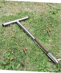 Heavy Duty Stainless Steel Soil Sample Probe Core Sampler With T Handle For Pro Grade Agricultural Testing And Garden Lawn Care