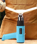 Using Powerful 1200W Heat Gun With Dual Temperature Settings 60C To 500C Heats Up Fast To 932F Includes 2 Nozzles For Crafts Shrink Wrapping