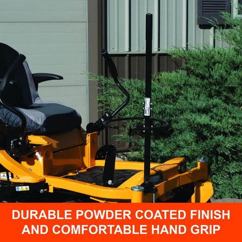 Zero Turn Mower Bucket Holder Handle Bracket For 5 Gallon Bucket Transport Fits Multiple ZT Brands Easy On Off Mower Accessory With 1 Inch Square Tube And Durable Powder Coat Finish Black