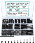 765 Piece M3 Screws Bolts Nuts Assortment Kit With Washers Hex Socket Head Cap Screws M3 Set For Diy And Hobby Projects Rc Cars Electronics And Metalwork 12.9 Grade Carbon Steel Rust Resistant And Long Lasting