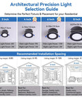 48 Pack 4 Inch LED Recessed Lights With Night Light Mode Ultra Thin Black Trim Downlights Bringing 2000K Warm Amber Glow and installation guide.