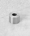 Hardcore Grade Eight Piece 304 Stainless Steel Spacer Sleeves M8 Unthreaded Bushings showing a round bushing with a central hole.