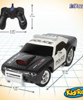 Rechargeable Police RC Car For Kids With Lights And Siren, 2.4GHz Remote Control Toy, Kid Friendly Controls, 1:16 scale