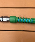 Two Pack Heavy Duty Five-Eighths Inch Garden Hose Female Connectors With Bend Restrictor And Kink Absorber Metal Replacement Ends Repair Fittings For Five-Eighths Inch Hoses Easy Grip Plastic Hose Coupler Kit