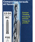 Level Up Your Weekend Builds With This 12 24 Thread Tap And Drill Bit Combo Set, showcasing heat treated carbon steel tools.