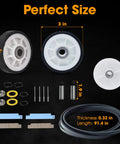 Neptune 3000 Series Dryer Repair Kit All In One Replacement Set with drum rollers, bearings, idler pulley, and belt