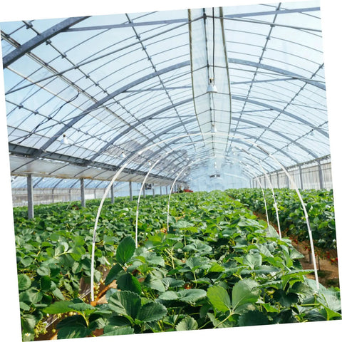 Greenhouse Plant Support Bracket Kit For Gardeners, PVC Clamps And Hooks To Hold Plastic Covers, Easy Soil Insertion Climbing Frame For All Season Plant Protection And Better Growth