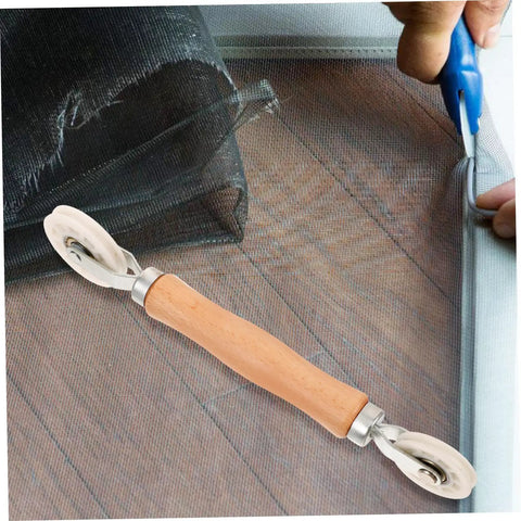 Double End Window Screen Spline Roller Tool For Easy Replacement And Repair, Handy DIY Friendly Pressure Strip Tool For Quick Effortless Screen Installation And Window Repair